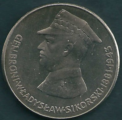 1981 r. 50 zł Władysław Sikorski.