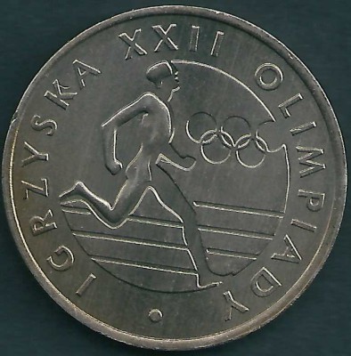 1980 r. 20 zł XXII Igrzyska Olimpijskie.