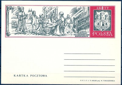 1973 r. Kartka Cp 557**.