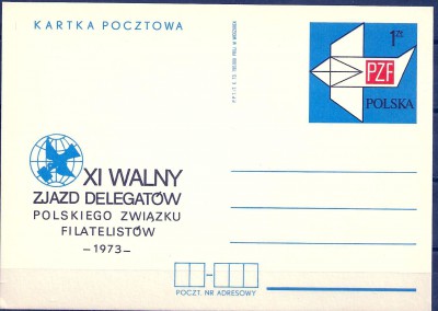 1973 r. Kartka Cp 596**.