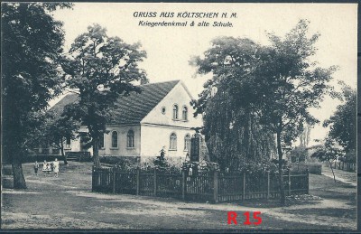 1928 r. Kołczyn - Szkoła.