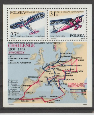 ZNACZKI POLSKIE ROK 1982 Fi Blok 117 (dawny 73)