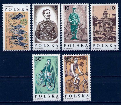 1986 r. Fi 2921 - 2926**. Tr&oacute;jki