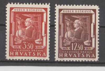 CHORWACJA WOLNE PAŃSTWO - 1943 Mi 148-149