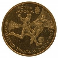 2002 r.  2 zł  Mistrz. Świata w Piłce Nożnej