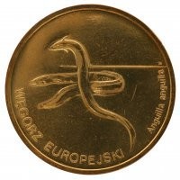2003 r.  2 zł. Węgorz Europejski.
