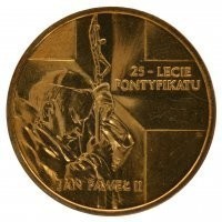 2003 r. 2 zł, Jan Paweł II 25 Lat Pontyfikatu.