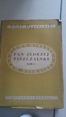 PAN JĘDRZEJ PISZCZALSKI TOM I