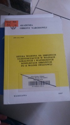 SZTUKA WOJENNA SIŁ ZBROJNYCH