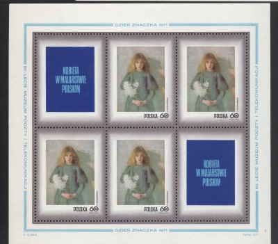 Dzień znaczka - arkusik - 1971r.