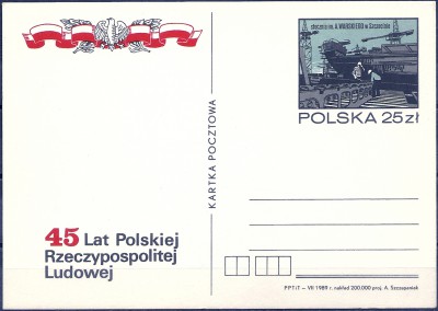 1989 r Kartka Cp 1002**
