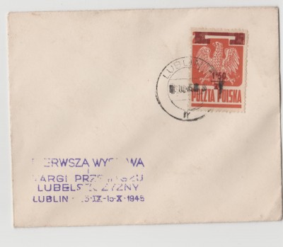 Fi 376 - całość pocztowa - GOZNAK 1945