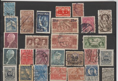 Zestaw znaczk&oacute;w nr 4 - Polska przedwojenna