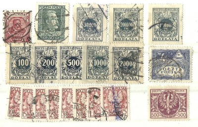 Zestaw znaczk&oacute;w nr 19 - Polska przedwojenna