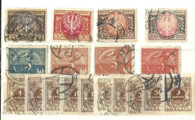 Zestaw znaczk&oacute;w nr 23 - Polska Przedwojenna