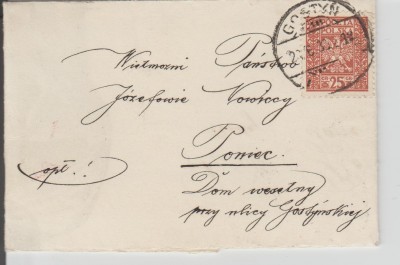 Całość pocztowa Fi 255