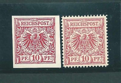 1889 r. Niemcy   Michel 47** Falsyfikaty
