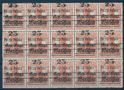 1918 r Blok 13Ia**z B16 z gwar.