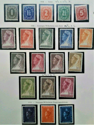 CURACAO 1936-1938 -3 kompletne serie! GRATIS WYSYŁKA!