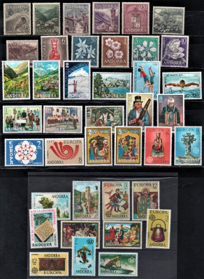 ANDORA 1963-1998 - kolekcja MNH**-4 skany!