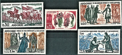 ANDORA 1963 MNH**-kompletna seria! GRATIS WYSYŁKA!