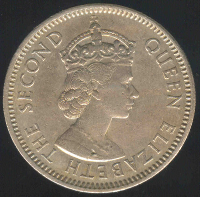 British Caribbean Territories 20 cent&oacute;w 1965