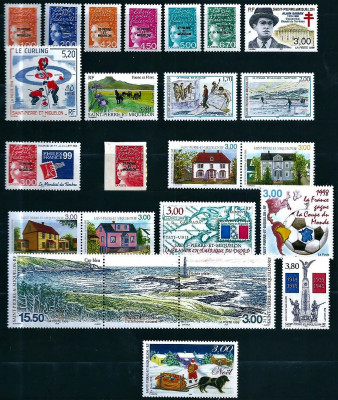 Saint Pierre & Miquelon 1998-2000 MNH**! GRATIS WYSYŁKA