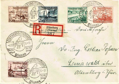 TRZECIA RZESZA 1937 FDC - 3 KOPERTY!
