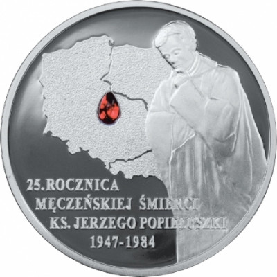 10zł. 25. rocznica śmierci Księdza Jerzego Popiełuszki