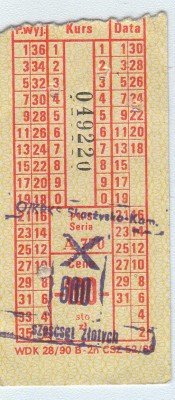 Bilet PKS - Skarżysko Kamienna 100/600