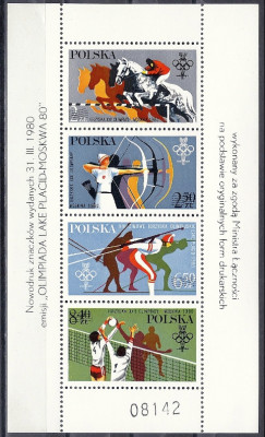 1980 r. Ark 2526 - 2529 ND