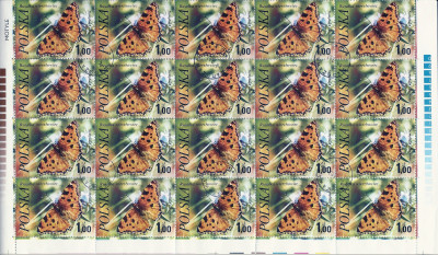 1977 r Ark 2370* kas  35 znaczk&oacute;w