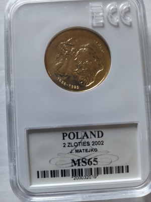 2zł  Jan Matejko (1838-1893)   GRADING   MS65