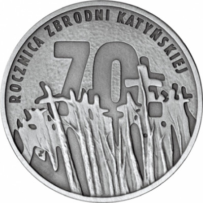 10zł.  70. rocznica zbrodni katyńskiej