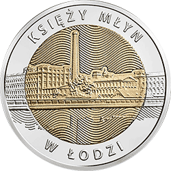 2016 r. 5 zł Księży Młyn w Łodzi
