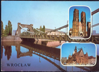 Wrocław 12 Most Grunwaldzki, Katedra, Ratusz