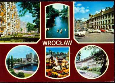 Wrocław 80 Popowice, Rynek, Most Grunwaldzki, Urząd Woj.