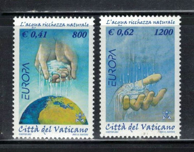 Watykan 2001 Mi 1372-73 **