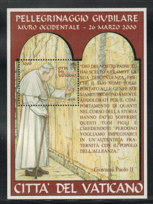 Watykan 2001 Mi Blok 22 **
