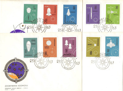 FDC 1963 S-289 Fi 1289-1298 Zdobywanie kosmosu