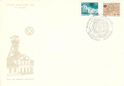 FDC 1979 S-620 Fi 2490-2491 Kopalnia soli w Wieliczce
