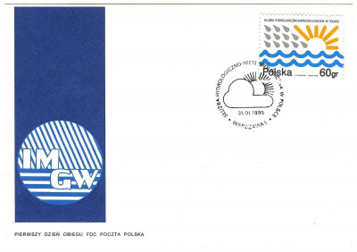 FDC 1995 S-0996 Fi 3371 Sluzba hydrologiczno-meteorologiczna