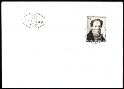 Austria FDC 1965 Mi 1193 Centenary Anniversary death of Ferd