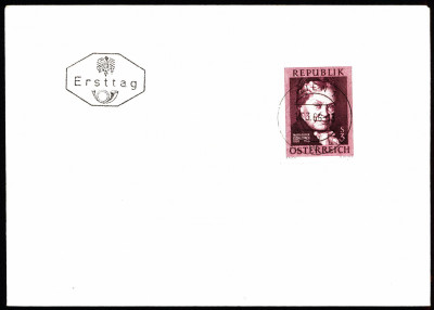 Austria FDC 1966 Mi 1203 Marie von Ebner-Eschenbach