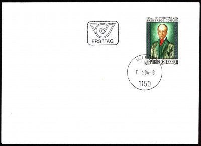 Austria FDC 1984 Mi 1774 125th Death Anniversary of Archduke