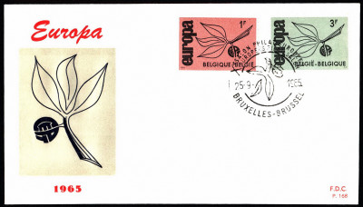 Belgia FDC 1965 Mi 1399-1400 Europa (C.E.P.T.)