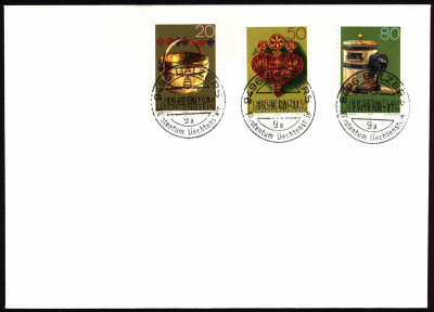 Liechtenstein FDC 1980 Mi 747-749 Alte Alpenw