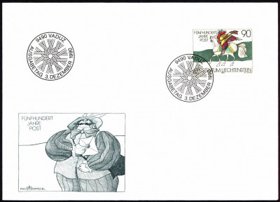 Liechtenstein FDC 1990 Mi 1004 500 Years of International