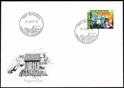 Liechtenstein MF 1987 Mi 904 Crops