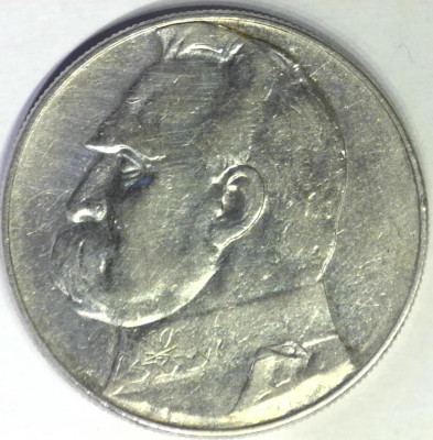 10 zł - J&oacute;zef PIŁSUDSKI - 1934 Ag 750